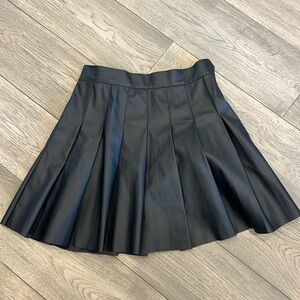 Kylie pleather skirt